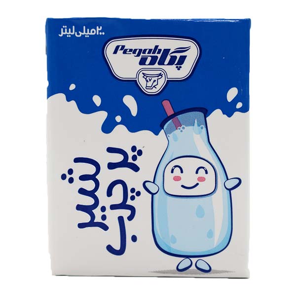 شیر استریل پاکتی 200  سی سی  پرچرب پگاه