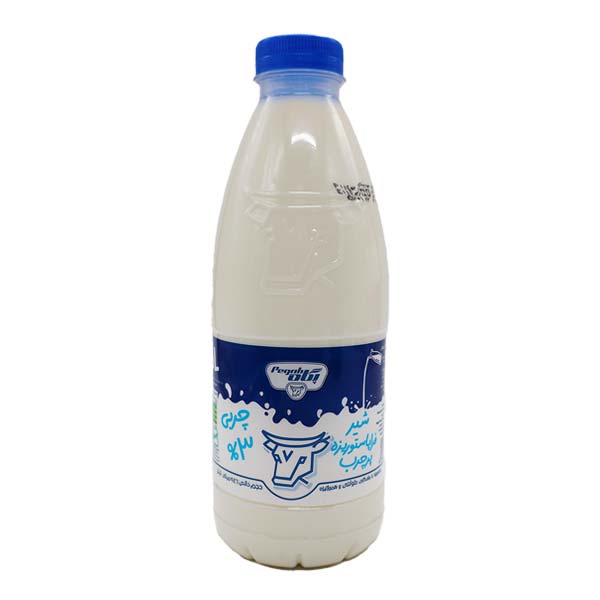 شیر فراپاستوریزه بطری 1 لیتری پرچرب پگاه