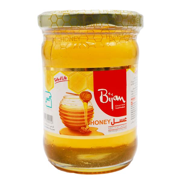 عسل طبیعی بیژن 300 گرمی شیشه ای