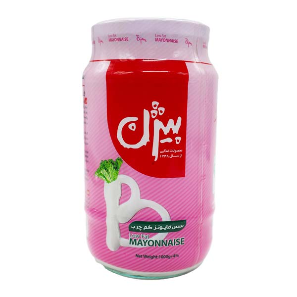 سس مایونز کم چرب بیژن 1000 گرمی شیشه ای