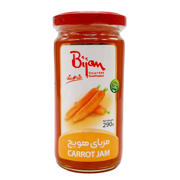 مربا هویج بیژن 290 گرمی شیشه ای