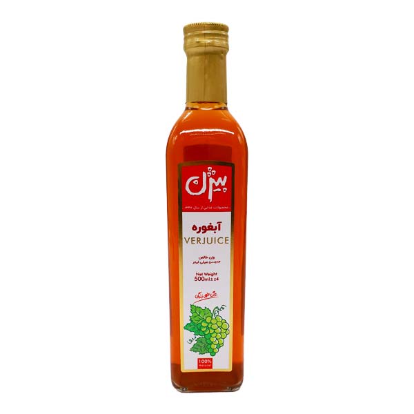 آبغوره بیژن 500 سی سی شیشه ای