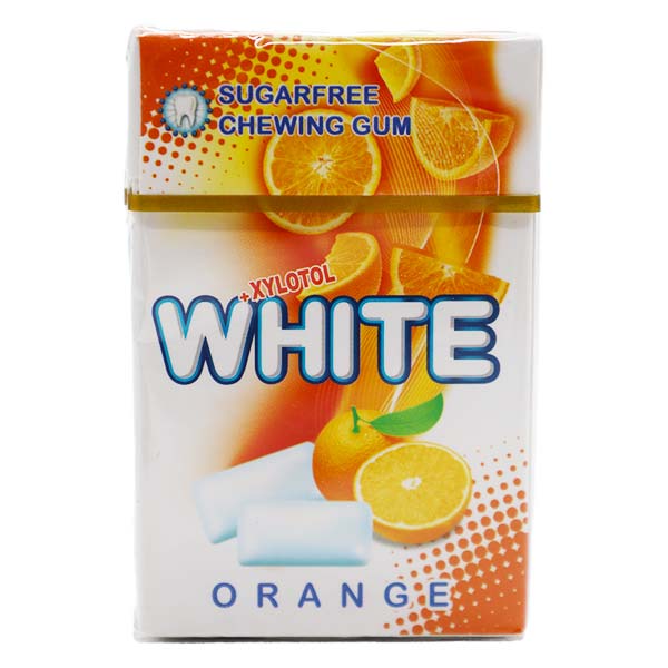 آدامس وایت جعبه ای پرتقال