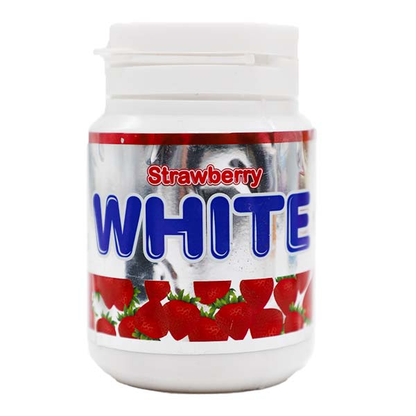 آدامس وایت قوطی با طعم توت فرنگی 2