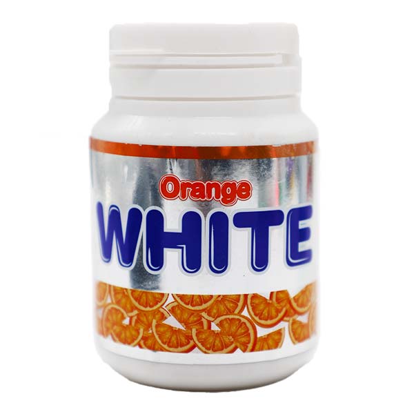 آدامس وایت قوطی با طعم پرتقال 2