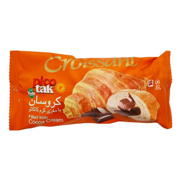 کروسان  با مغزی کرم کاکاائو 60 گرم