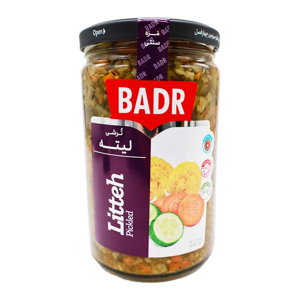 ترشی لیته 630 گرمی بدر