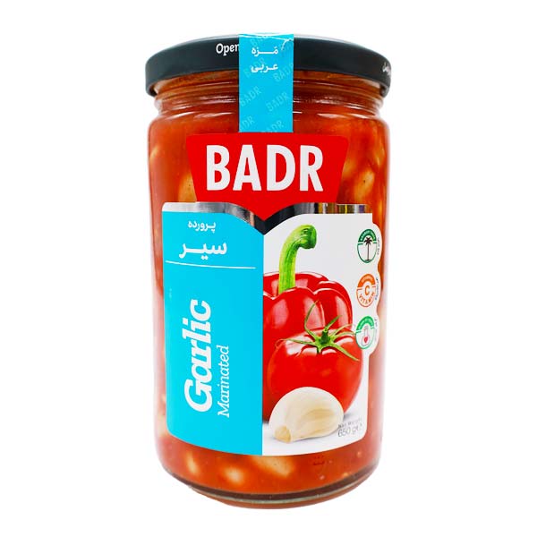 ترشی سیر پرورده 650 گرمی بدر