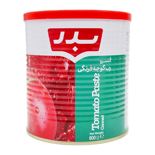 رب گوجه فرنگی 800 گرمی بدر