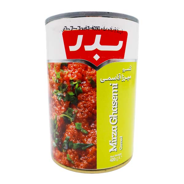 کنسرو میرزا قاسمی 420 گرمی بدر