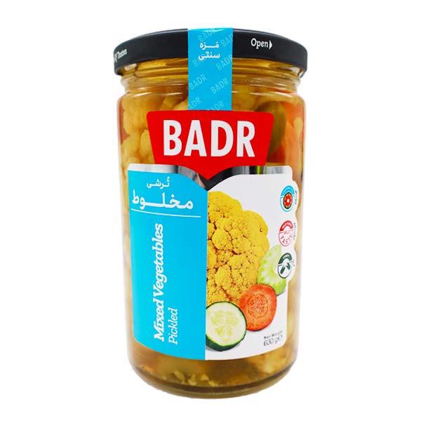 ترشی مخلوط 630 گرمی بدر