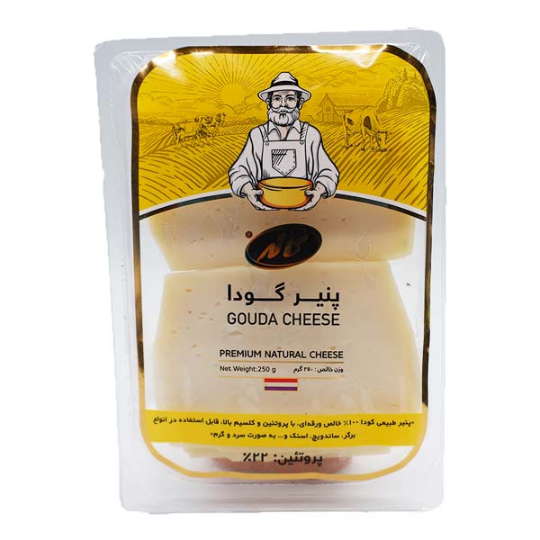 پنیر گودا اسلایس 250 گرم کاله