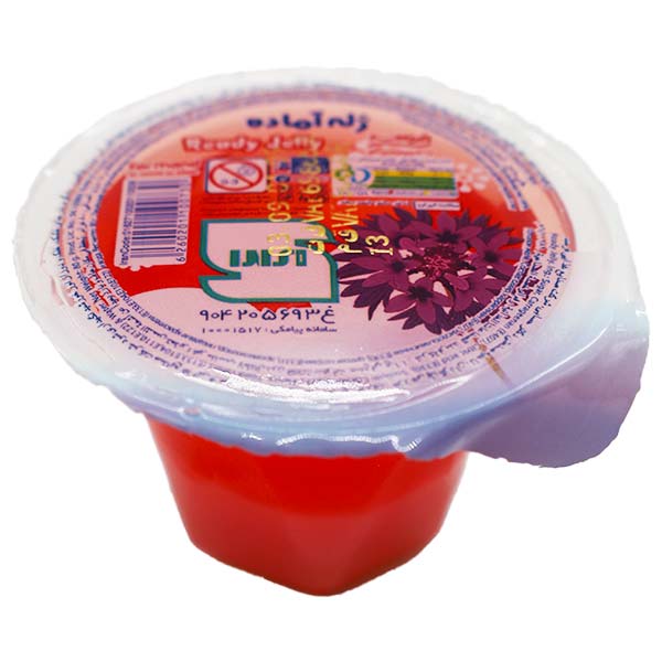 ژله آماده دورنگ لیوانی