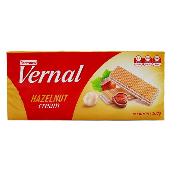 ویفر ورنال فندقی 100 گرم