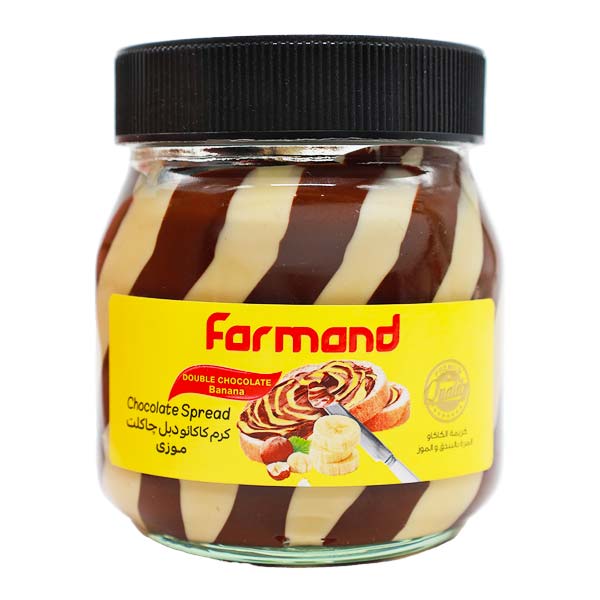 شکلات صبحانه دو رنگ دبل چاکلت موزی 200 گرم