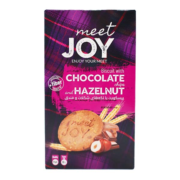 بیسکوییت میت جوی با تکه های شکلات فندق فرخنده