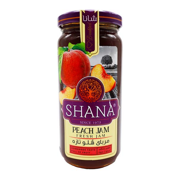 مربا شانا هلو شیشه 310 گرم