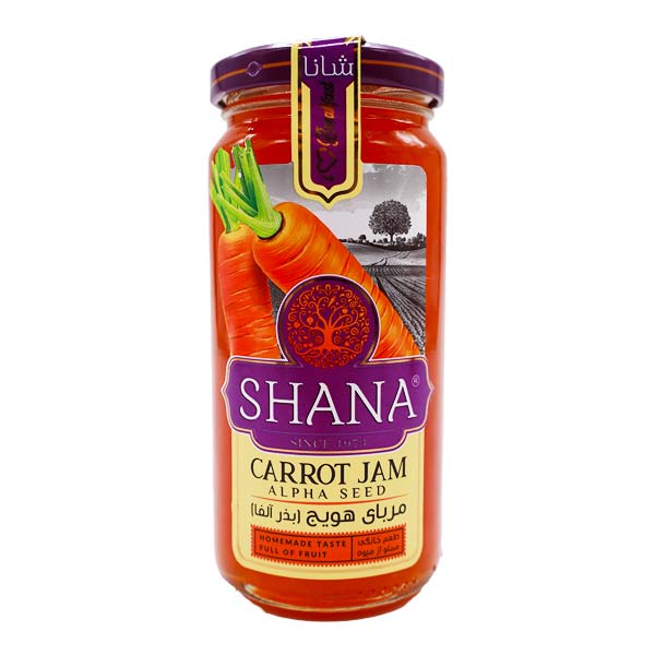 مربا شانا هویج شیشه 315 گرم