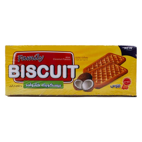 بیسکویت پذیرایی خانواده طعم نارگیلی مینو