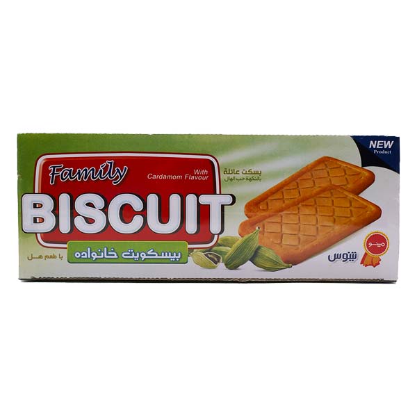 بیسکویت پذیرایی خانواده با طعم هل مینو