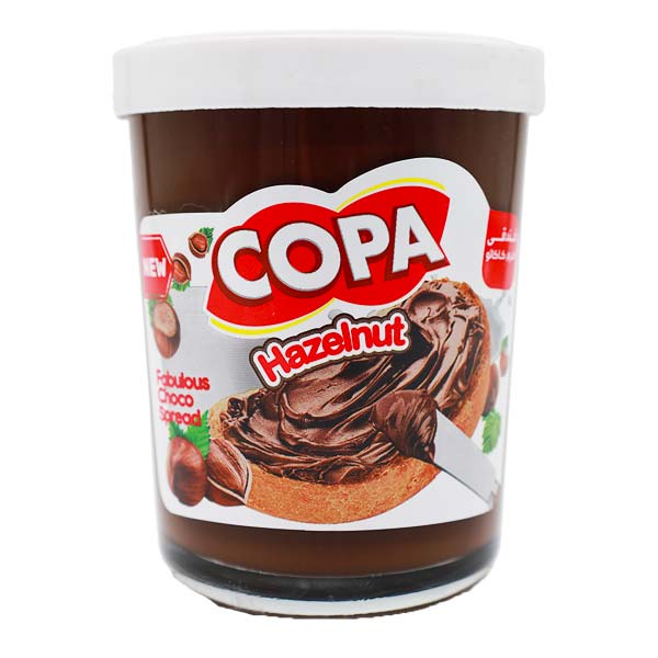 کرم کاکائو فندوقی کوپا 200 گرمی شیشه ای