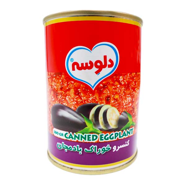 کنسرو خوراک بادمجان دلوسه 380 گرم