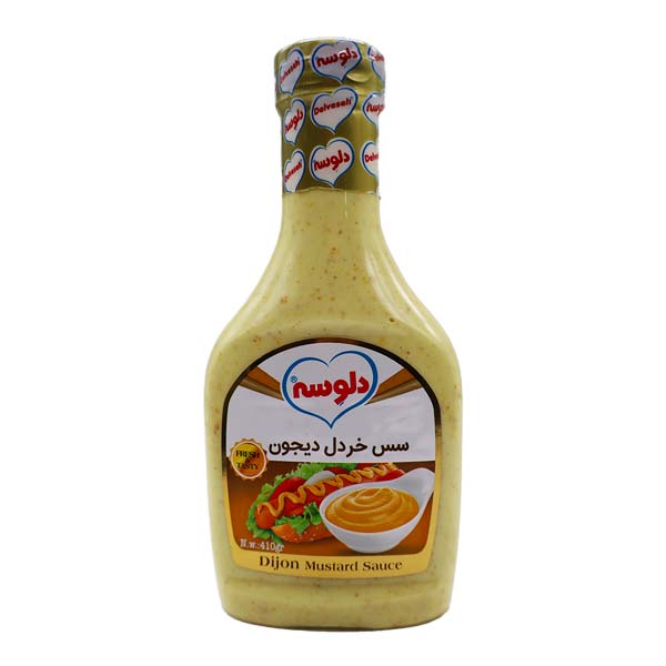 سس خردل دیجون پت 410 گرمی دلوسه