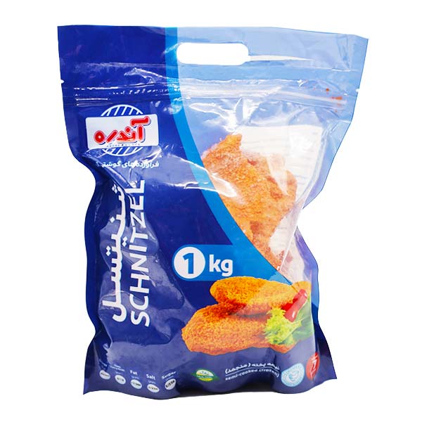 شنیسل مرغ نیمه پخته آندره 1 کیلویی
