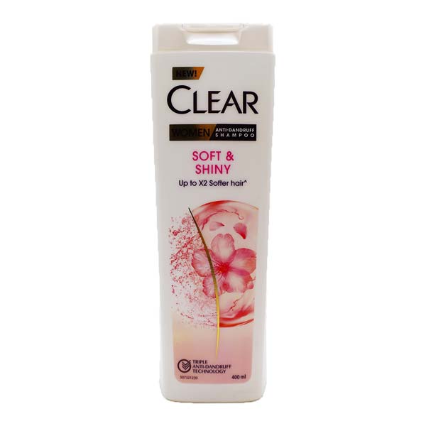 شامپو ی ضد شوره کلیر زنانه حالت دهنده 400 میلی لیتر