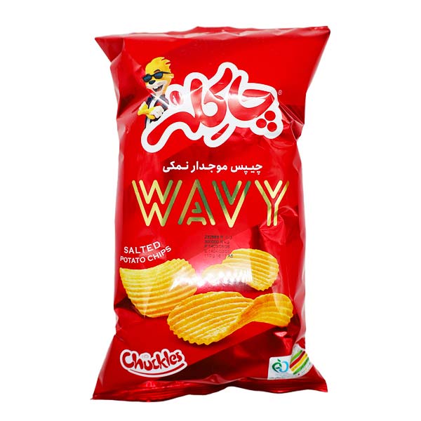 چیپس موجدار نمکی چاکلز 110 گرم
