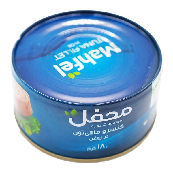 تن ماهی ساده 180 گرمی  محفل