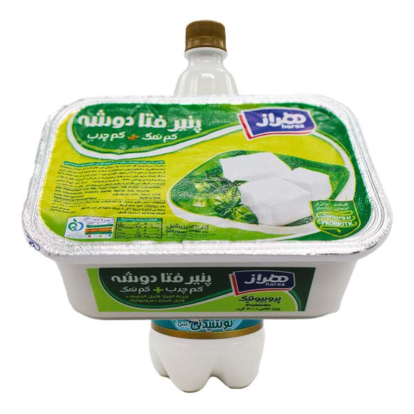 پنیر فتا دوشه پروبیوتیک کم نمک و کم چرب 300 گرمی هراز
