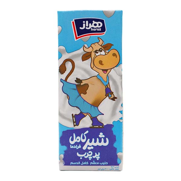 شیر تتراپک پر چرب 200 س سی استریلیزه هراز 24 عددی