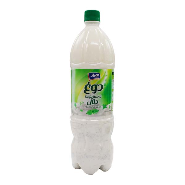 دوغ 1.5 لیتری دلال حاوی سبزیجات معلق هراز