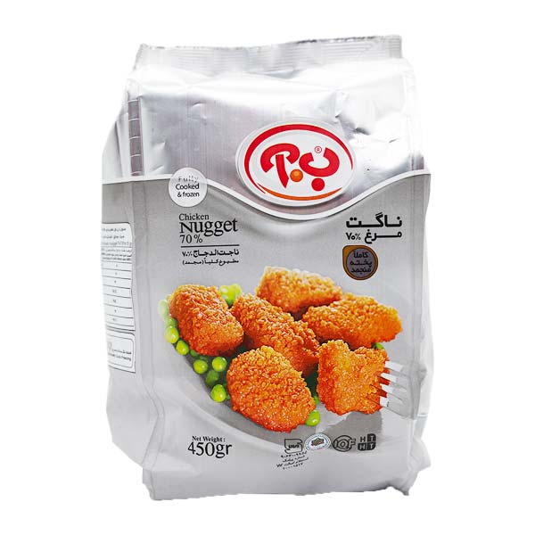 ناگت مرغ ب.آ 450 گرمی