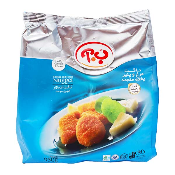 ناگت مرغ و پنیر ب.آ 950 گرمی