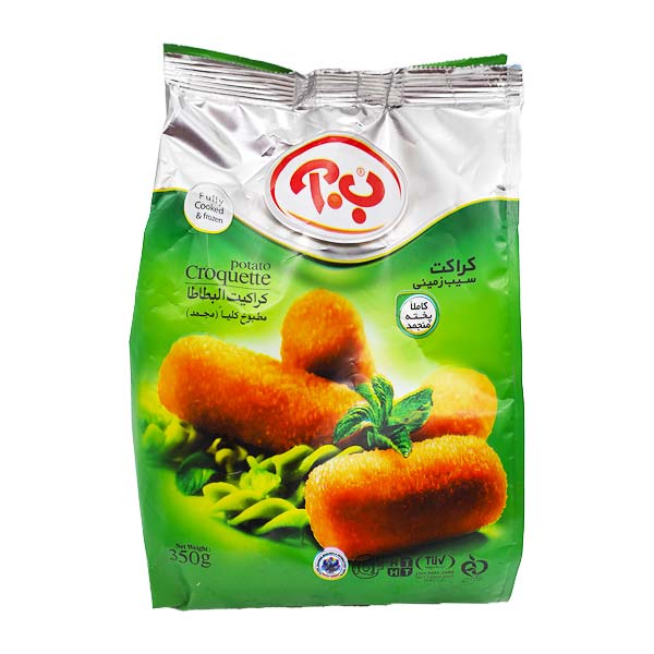 کراکت سیب‌زمینی 350 گرمی ب.آ