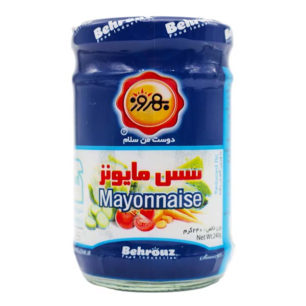 سس مایونز 240 گرمی با چربی کاهش یافته بهروز