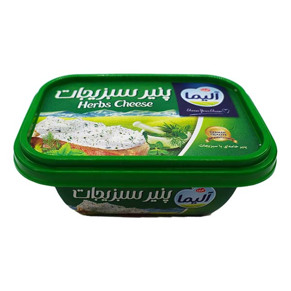 پنیر سبزیجات 250 گرمی آلیما