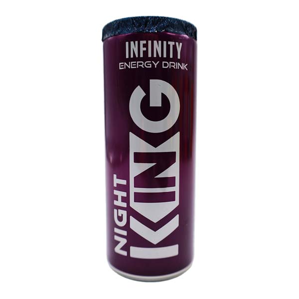 نوشابه انرژی زا قوطی اینفینیتی 250 سی سی نایت کینگ