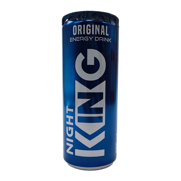 نوشابه انرژی زا قوطی اورجینال 250 سی سی نایت کینگ