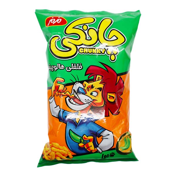 اسنک چانکی مزمز با طعم فلفلی هالوپینو  90 گرمی
