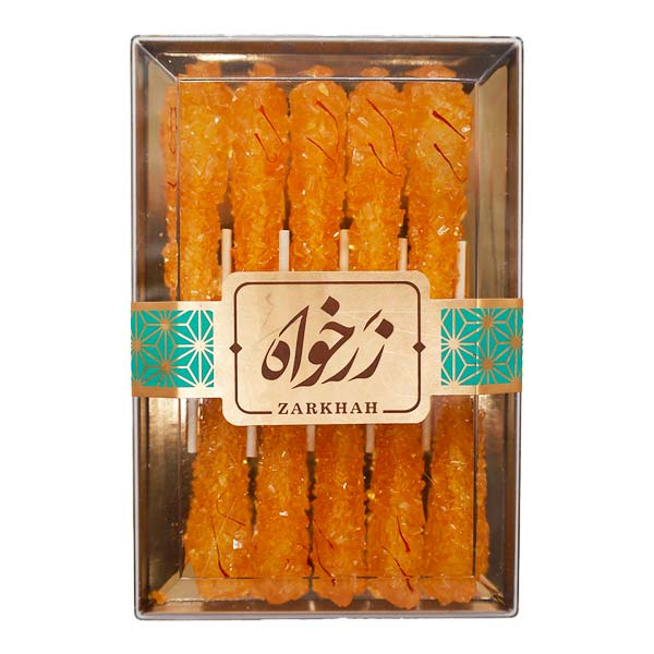 نبات نی دار زعفرانی کریستال 10 عددی زرخواه