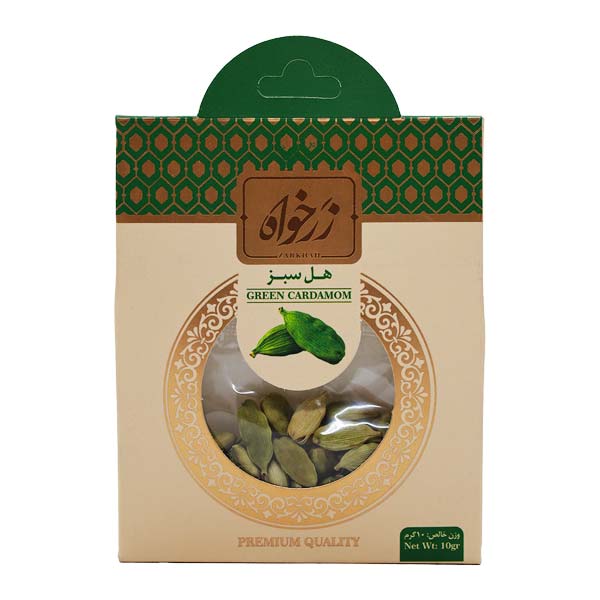 هل سبز 10 گرم پاکتی زرخواه