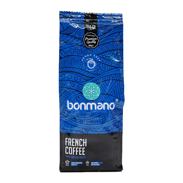 قهوه فرانسه بسته 250 گرمی بن مانو