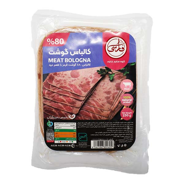 کالباس ممتاز گوشت 80٪ دودی فارسی 250 گرمی