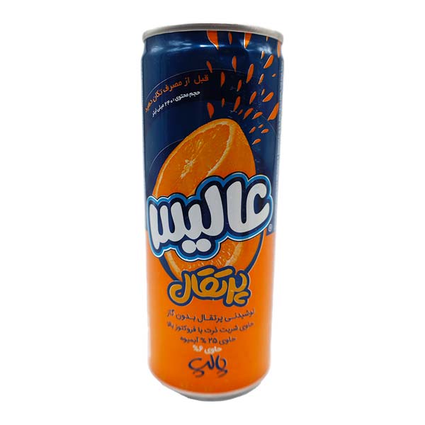 نوشیدنی بدون گاز پرتقال حاوی شربت ذرت با فروکتوز بال عالیس