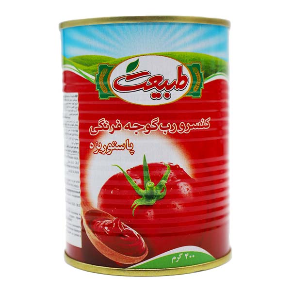 رب گوجه فرنگی 400 گرمی طبیعت آسان باز شو