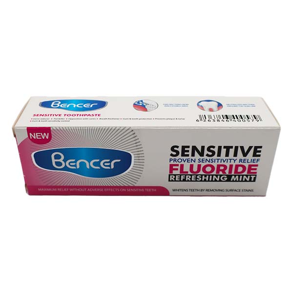 خمیر دندان مناسب دندان های حساس بنسر 100 گرمی