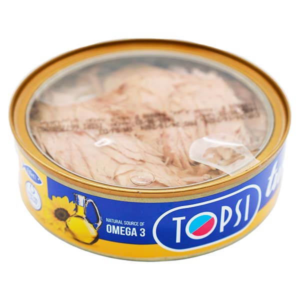 کنسرو فیله ماهی تون 200 گرم تاپسی